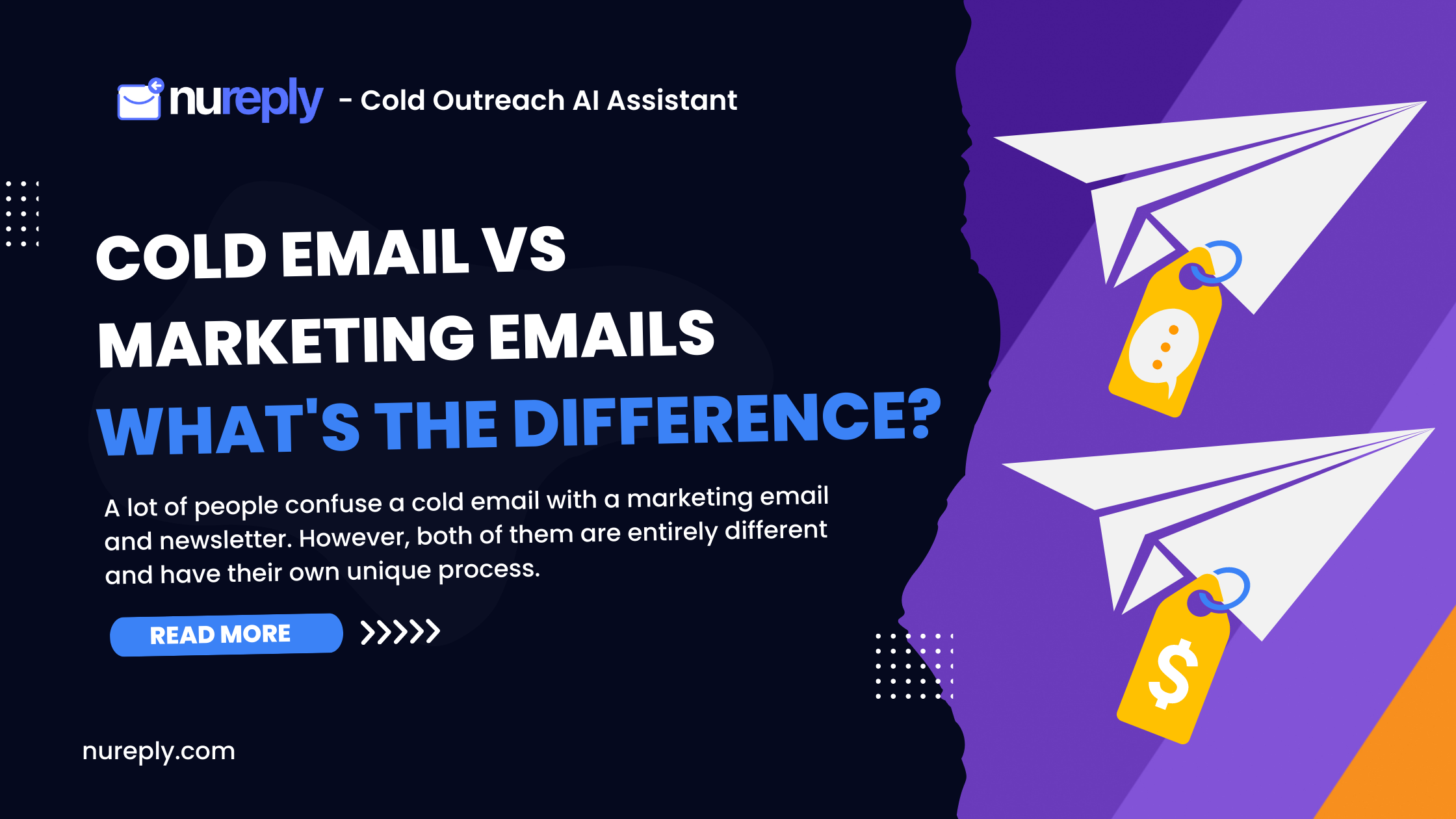 Cold email vs Marketing email 