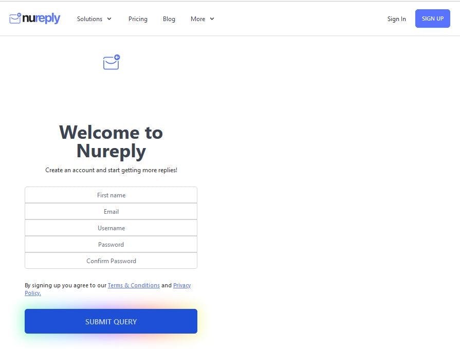 Nureply Sign up form to ask for details.