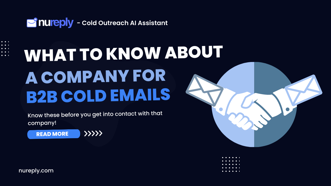 What to Know About a Company for B2B Cold Emails?