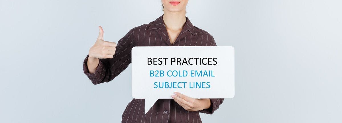 best practices for b2b cold emails