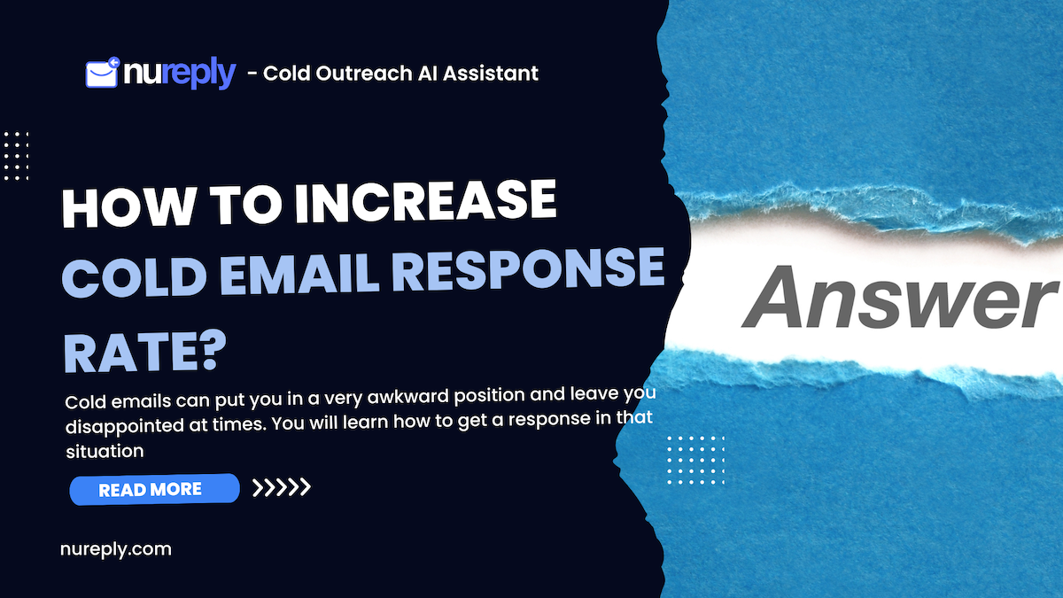 How To Increase Cold Email Response Rate? - Nureply Blog