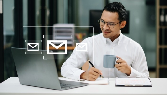 open emails