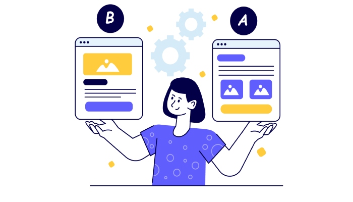 A/B testing email