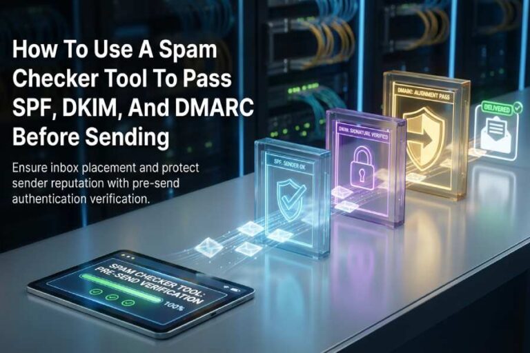 How To Use A Spam Checker Tool To Pass SPF, DKIM, And DMARC Before Sending