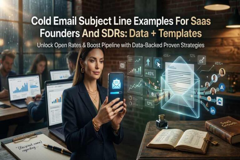 Cold Email Subject Line Examples For Saas Founders And SDRs: Data + Templates