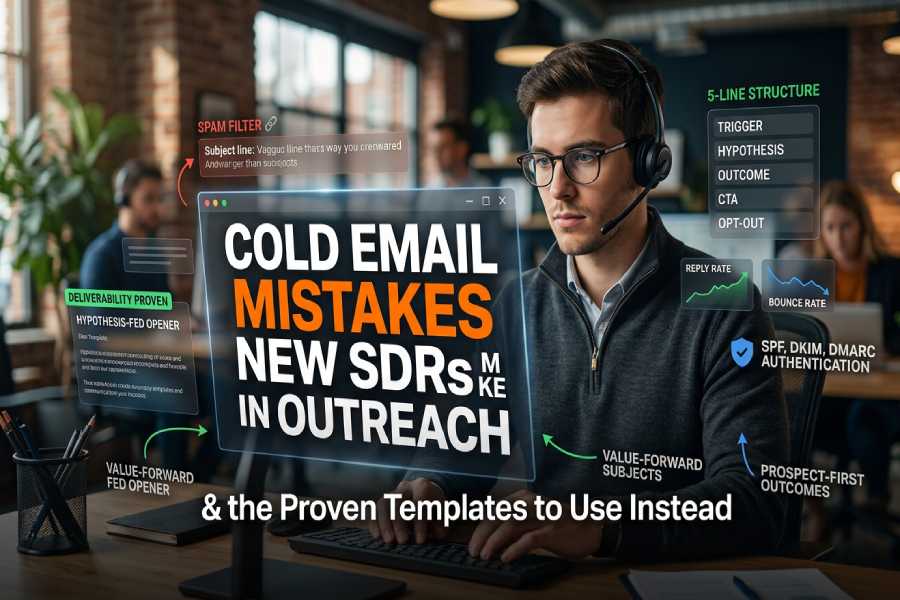 Cold Email Mistakes New SDRs Make In Outreach
